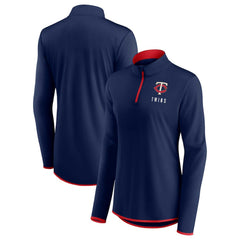 Minnesota Twins Women's Worth The Drive Quarter-Zip Jacket - Navy