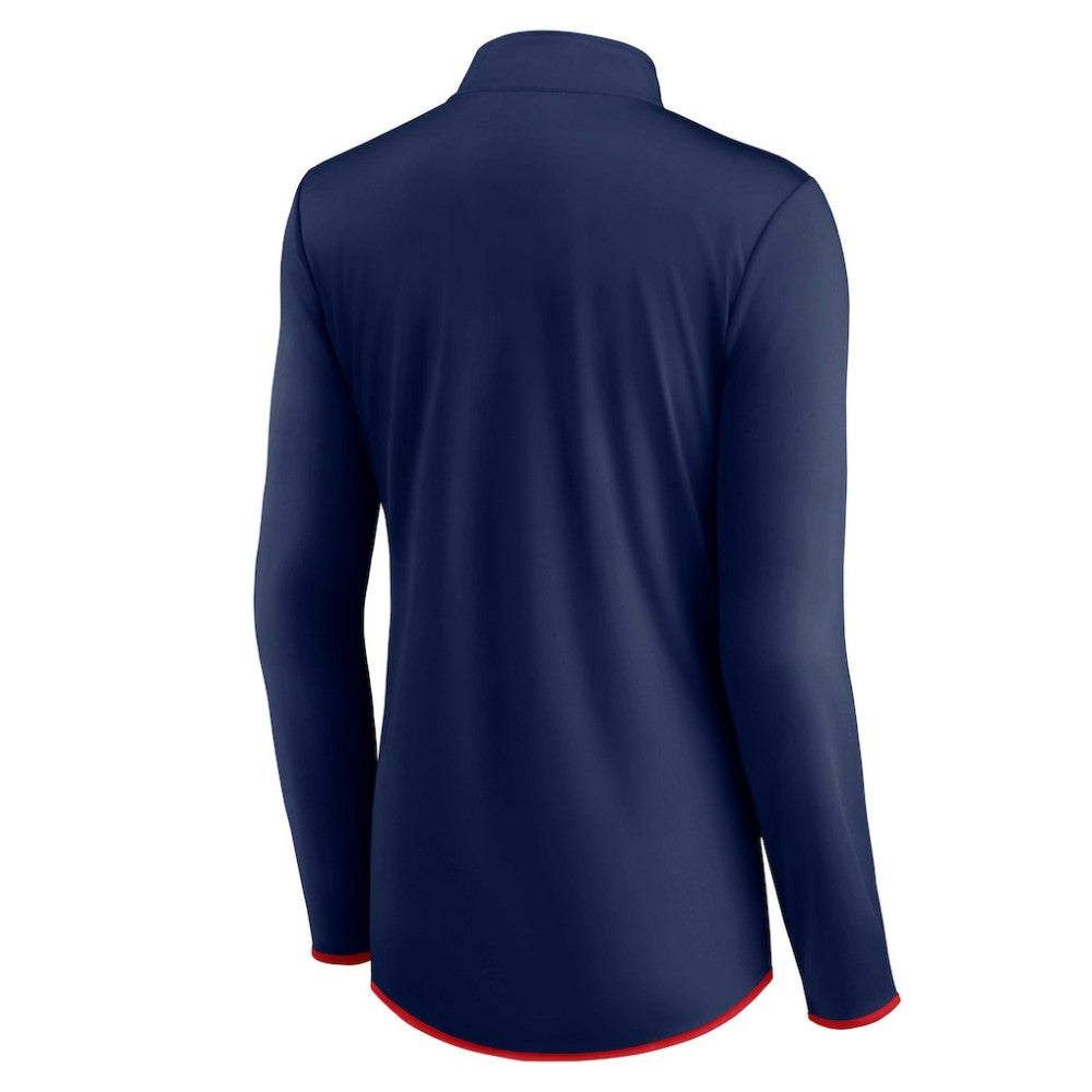 Minnesota Twins Women's Worth The Drive Quarter-Zip Jacket - Navy
