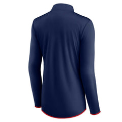 Minnesota Twins Women's Worth The Drive Quarter-Zip Jacket - Navy