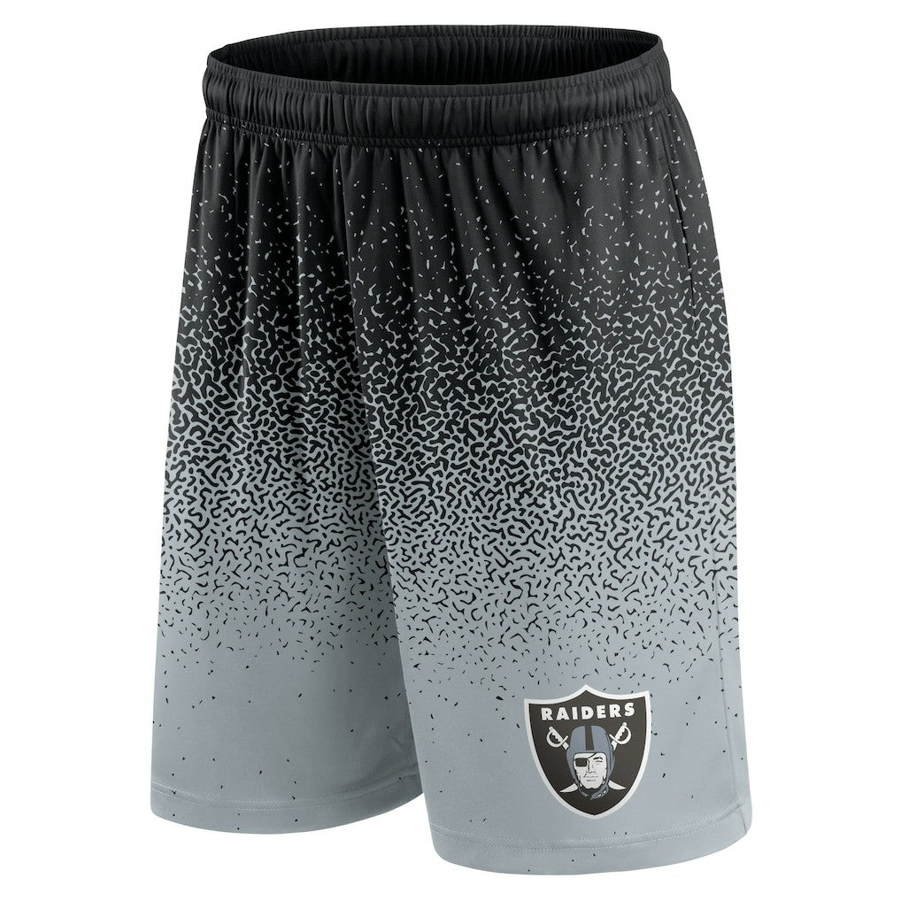 Las Vegas Raiders Ombre Shorts - Black/Silver sale