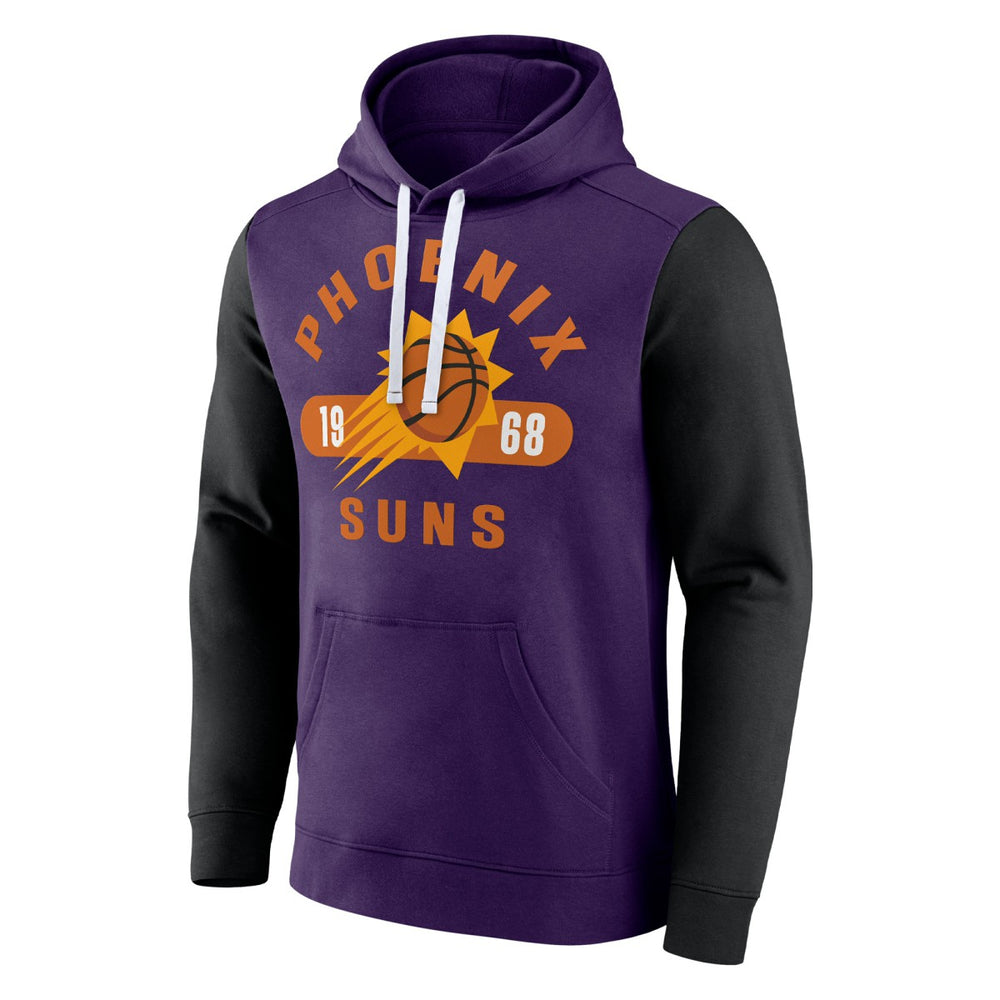 Phoenix Suns Attack Colorblock Pullover Hoodie - Purple/Black | Fanatics shop