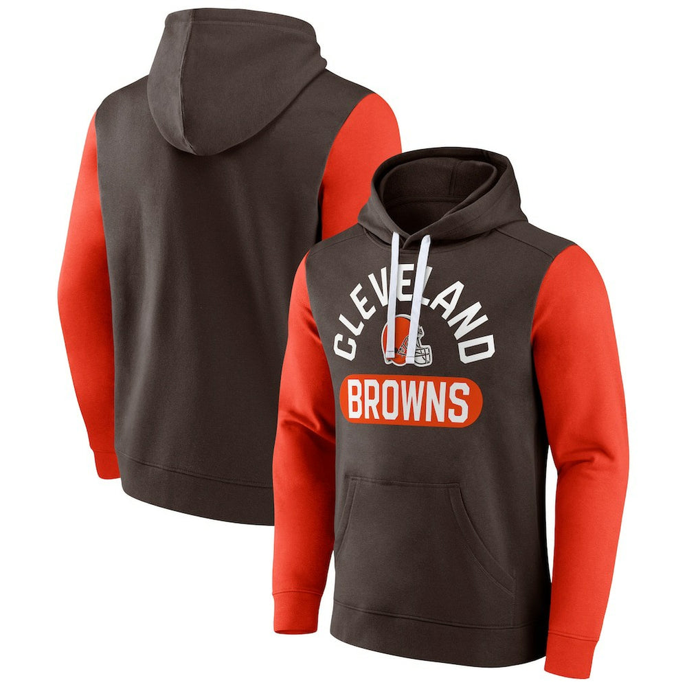 Cleveland Browns Extra Point Pullover Hoodie - Brown discount
