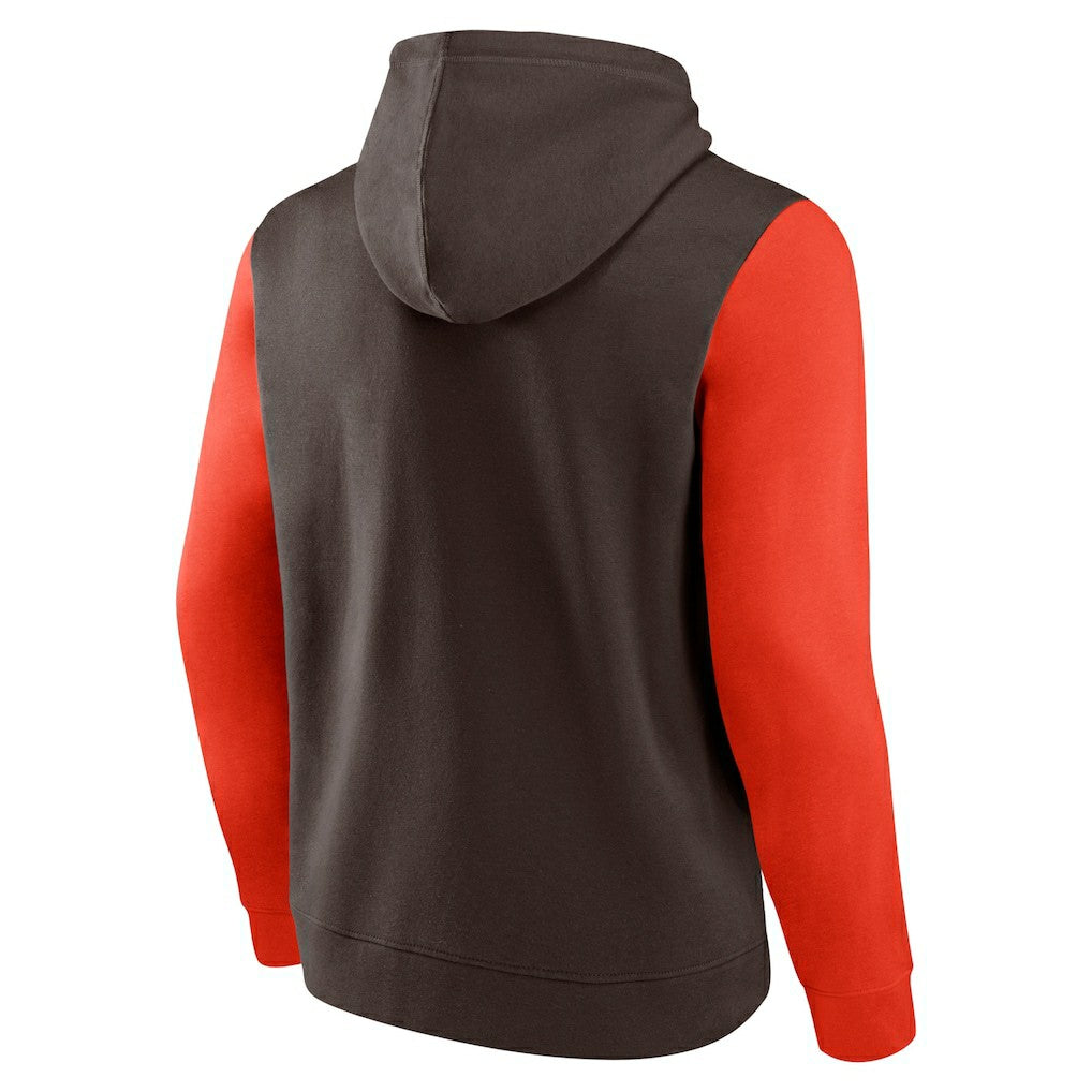 Cleveland Browns Extra Point Pullover Hoodie - Brown discount