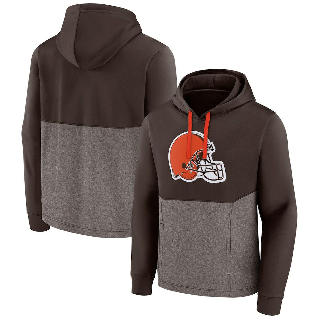 Cleveland Browns Winter Camp Pullover Hoodie - Brown outlet