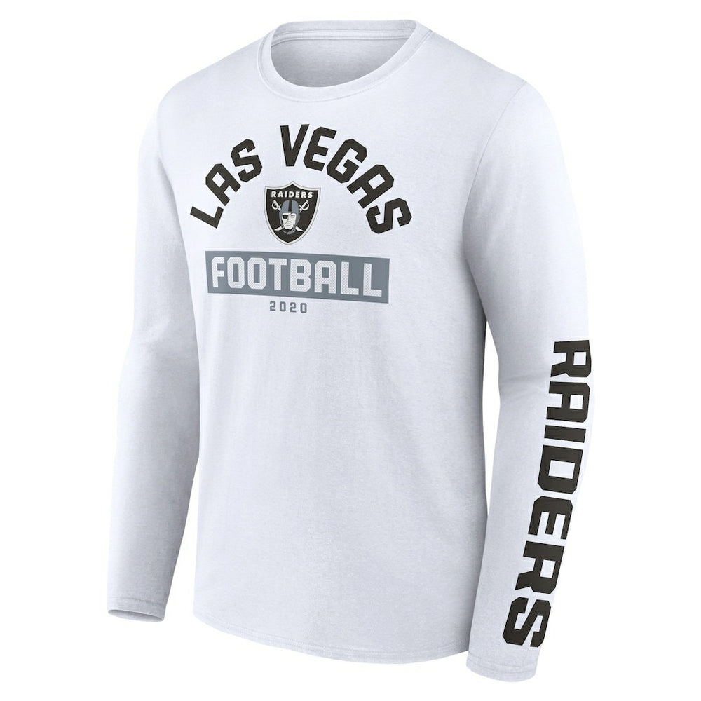 Las Vegas Raiders Long and Short Sleeve Two-Pack T-Shirt - Black/White cheap