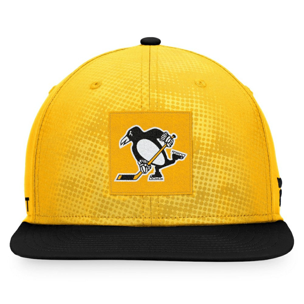 Pittsburgh Penguins Fanatics Authentic Pro Alternate Logo Snapback Hat Gold/Black