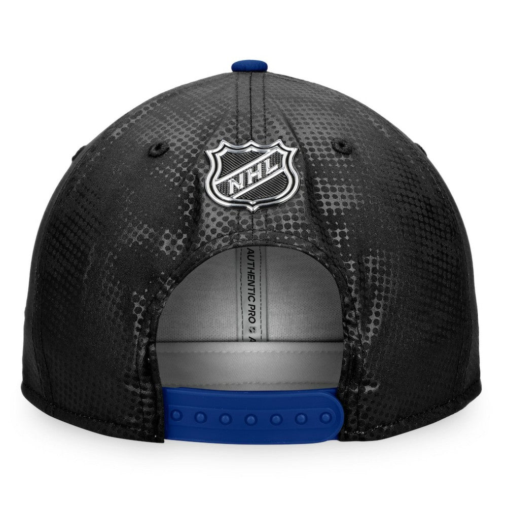 Toronto Maple Leafs Fanatics Authentic Pro Alternate Logo Snapback Hat Black/Blue