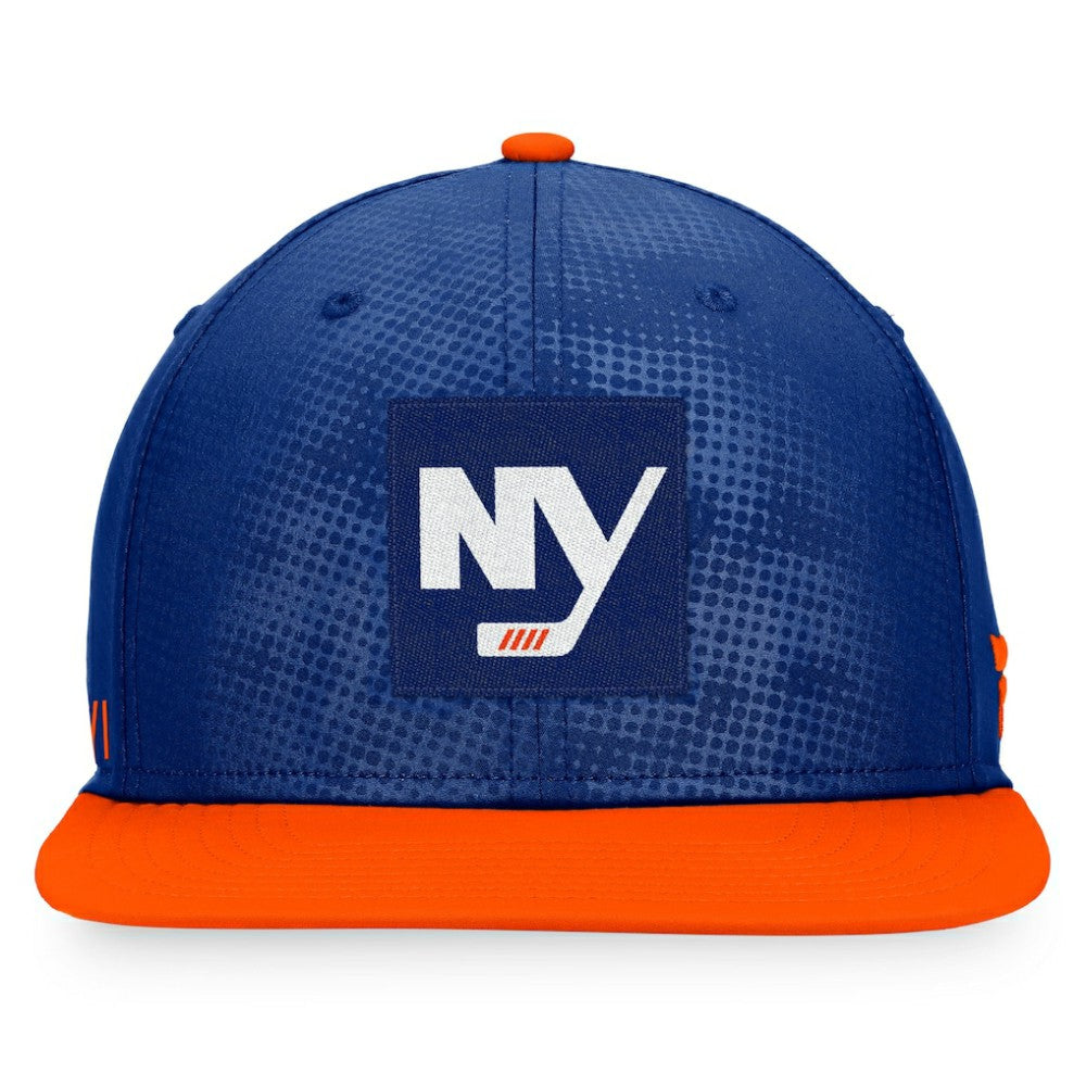New York Islanders Fanatics Authentic Pro Alternate Logo Snapback Hat Royal/Orange