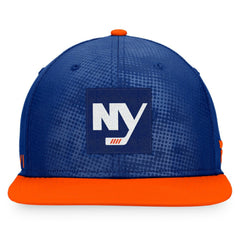 New York Islanders Fanatics Authentic Pro Alternate Logo Snapback Hat Royal/Orange