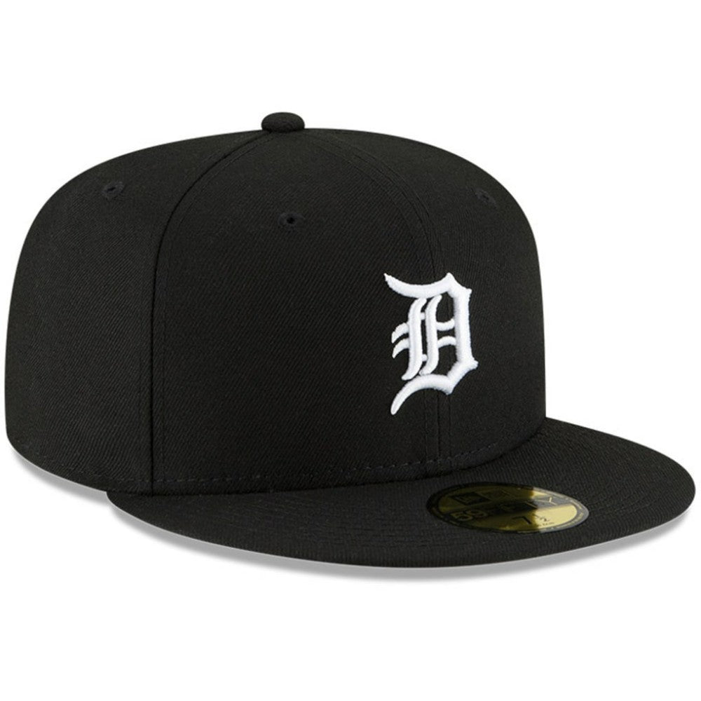 Detroit Tigers Logo 59FIFTY Fitted Hat - Black | New Era