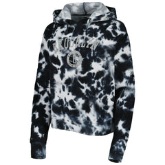 Brooklyn Nets Women's Brushed Cotton Tie-Dye Pullover Hoodie - Black | New Era online