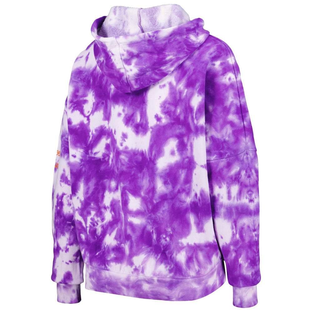 Phoenix Suns Women's Brushed Cotton Tie-Dye Pullover Hoodie - Purple | New Era on sale