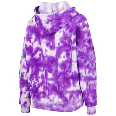 Phoenix Suns Women's Brushed Cotton Tie-Dye Pullover Hoodie - Purple | New Era on sale