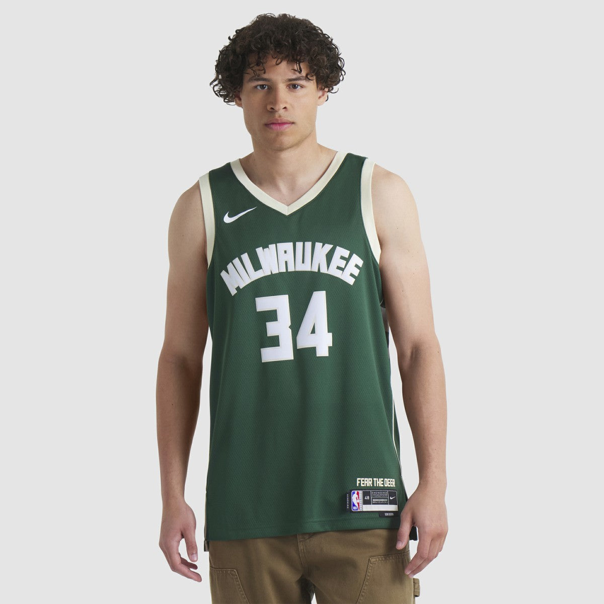 Giannis Antetokounmpo Milwaukee Bucks Unisex Swingman Jersey - Icon Edition - Hunter Green | Nike online