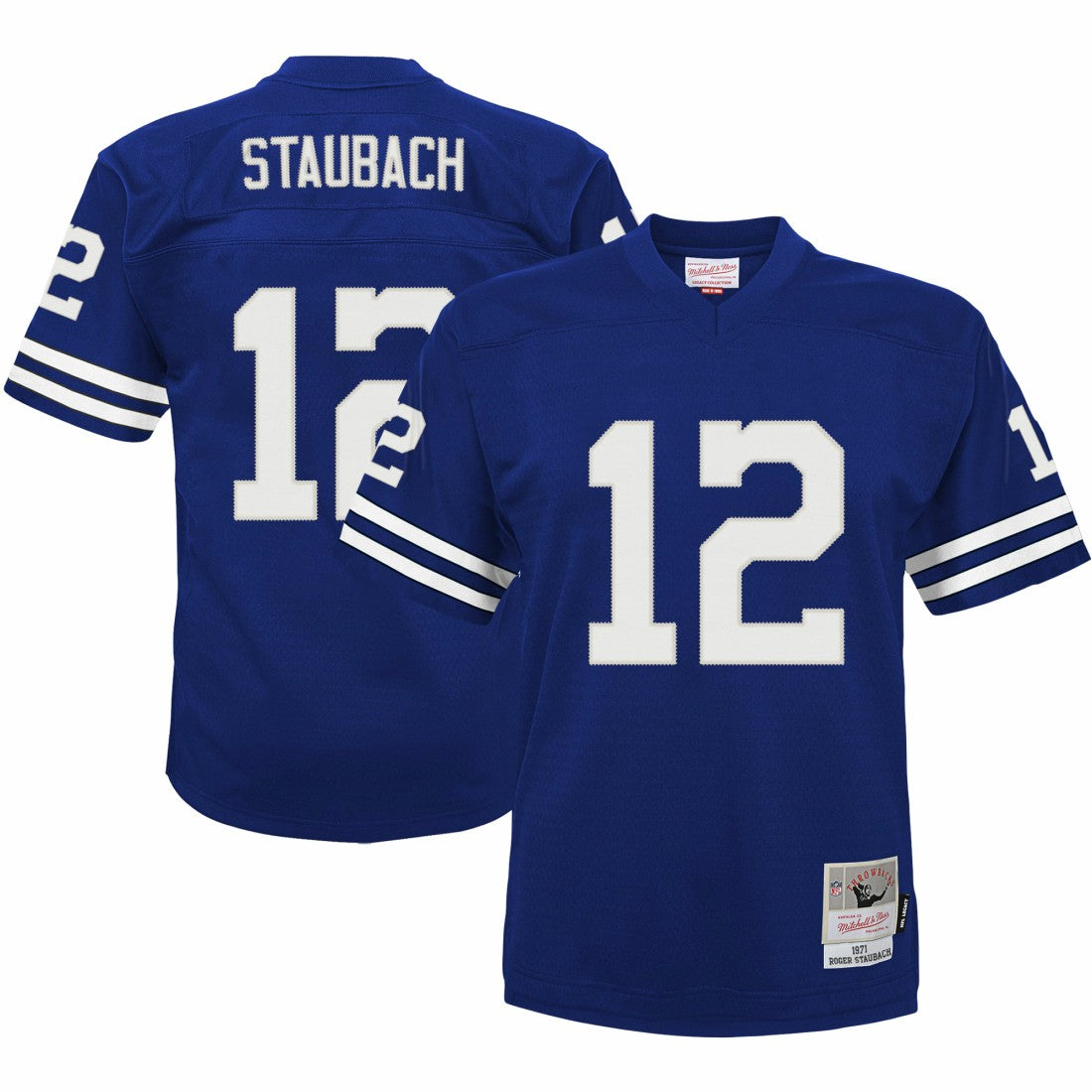 Roger Staubach Dallas Cowboys Preschool 1971 Retired Player Legacy Jersey - Navy online