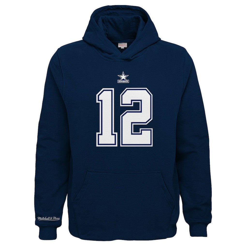 Dallas Cowboys Youth Retired Player Name & Number Pullover Hoodie - Navy on sale