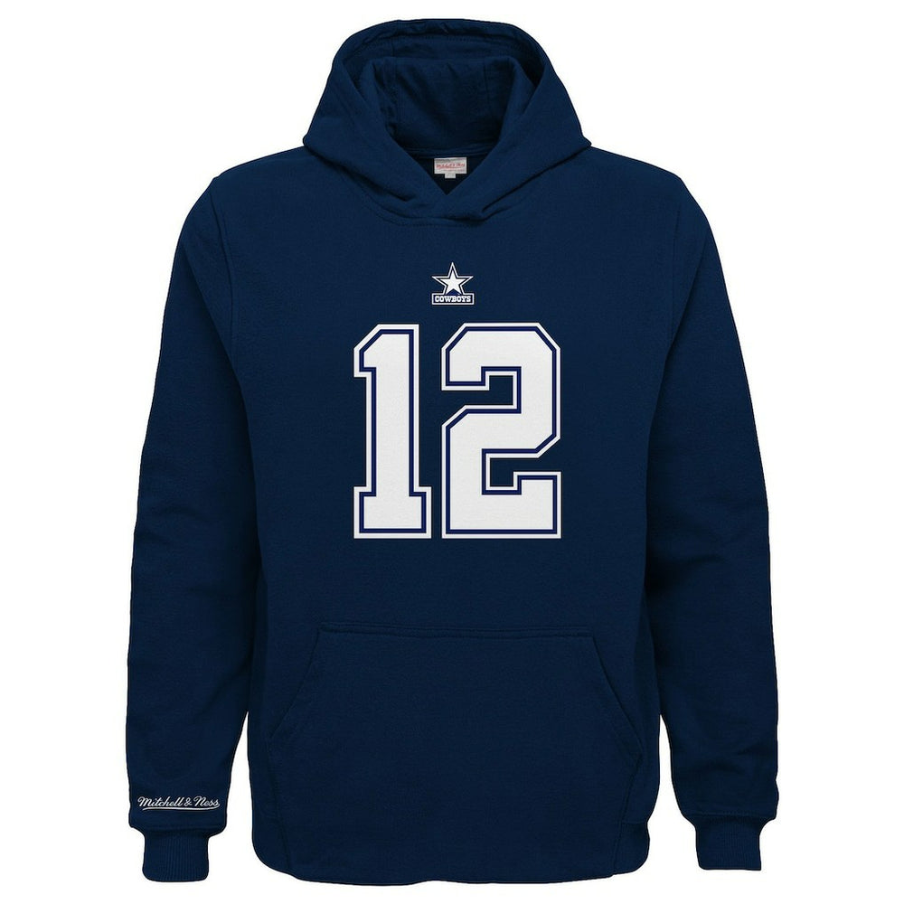 Dallas Cowboys Youth Retired Player Name & Number Pullover Hoodie - Navy on sale
