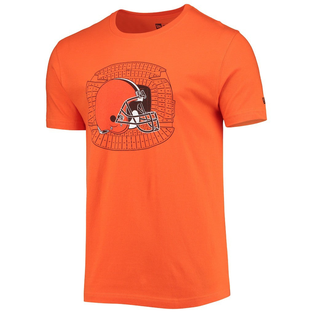 Cleveland Browns New Era Stadium T-Shirt - Orange on sale