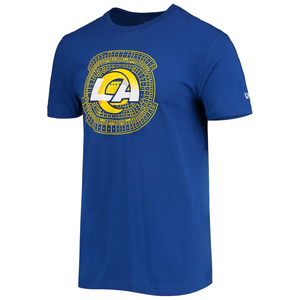 Los Angeles Rams New Era Stadium T-Shirt - Royal discount