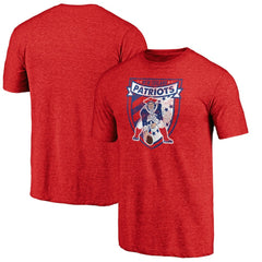 New England Patriots Hometown Collection The Shield Tri-Blend T-Shirt - Red for sale