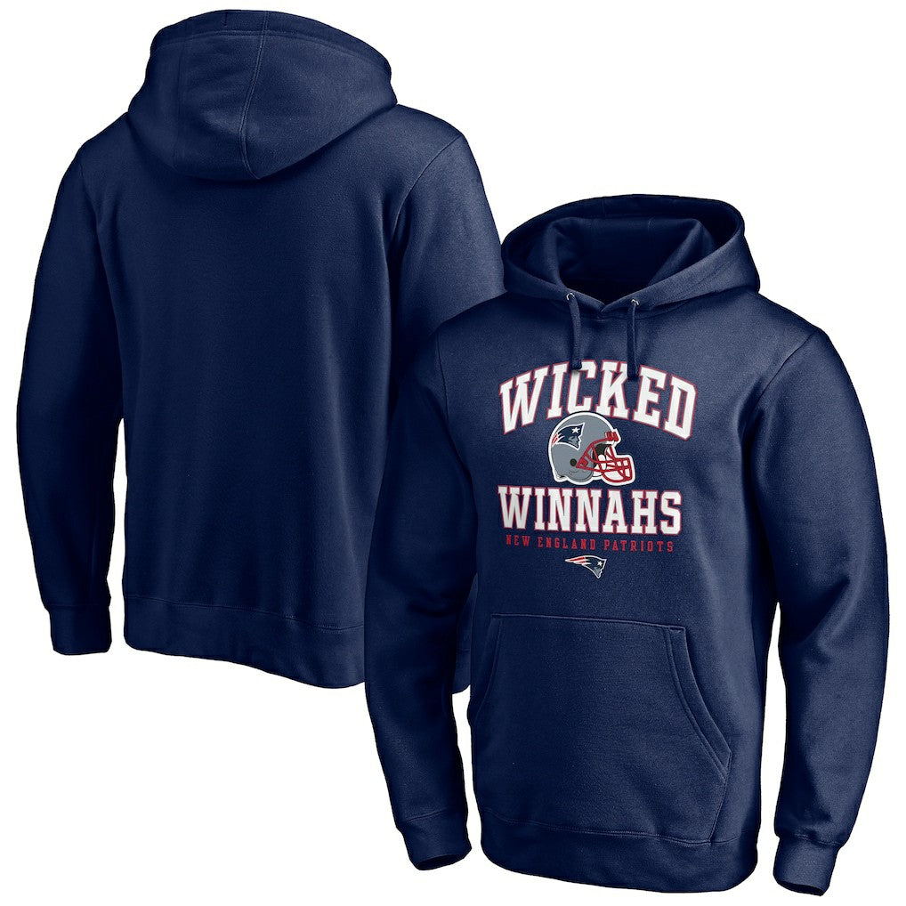 New England Patriots Hometown Collection Wicked Winnahs Pullover Hoodie - Navy discount