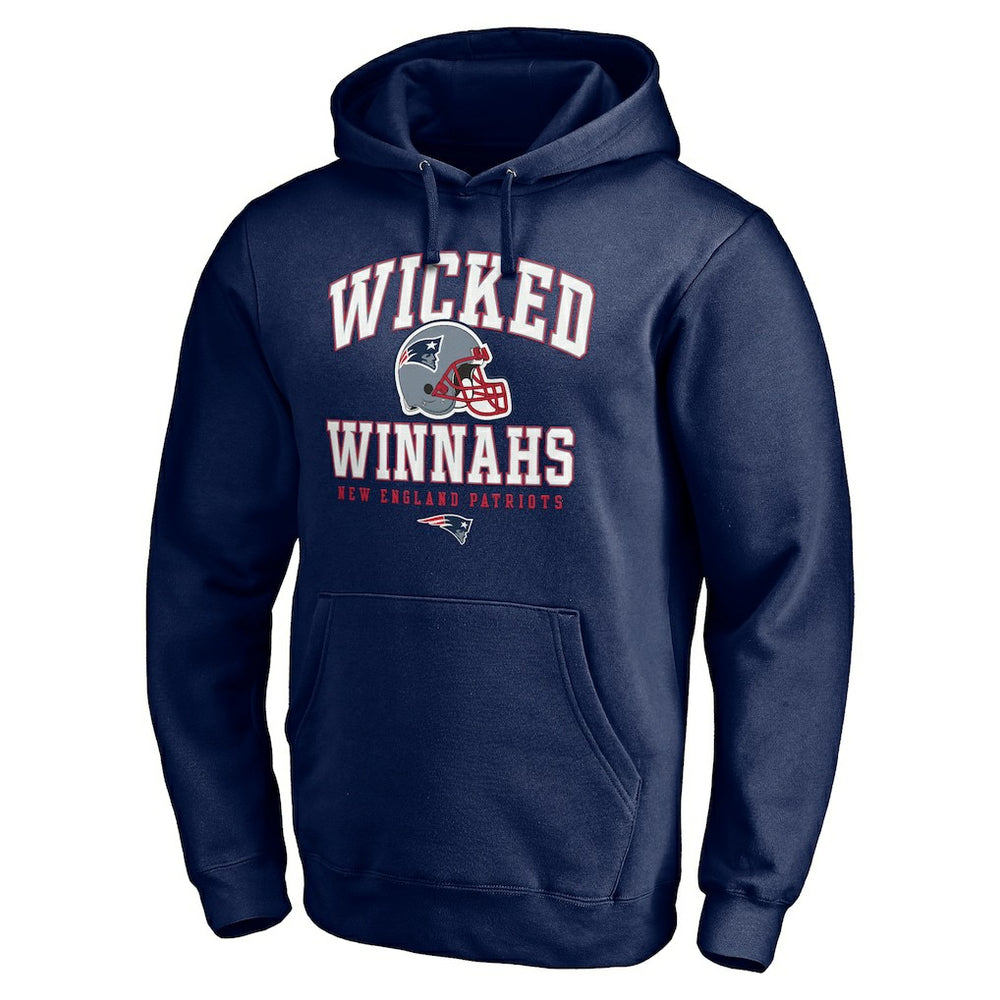 New England Patriots Hometown Collection Wicked Winnahs Pullover Hoodie - Navy discount