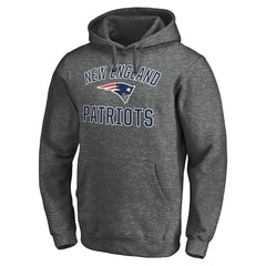 New England Patriots Victory Arch Team Fitted Pullover Hoodie - Charcoal discount