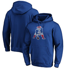 New England Patriots Throwback Logo Pullover Hoodie - Royal online