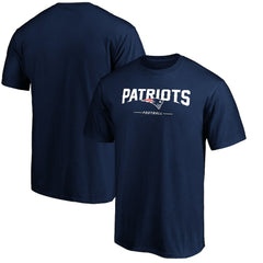 New England Patriots Team Lockup T-Shirt - Navy on sale