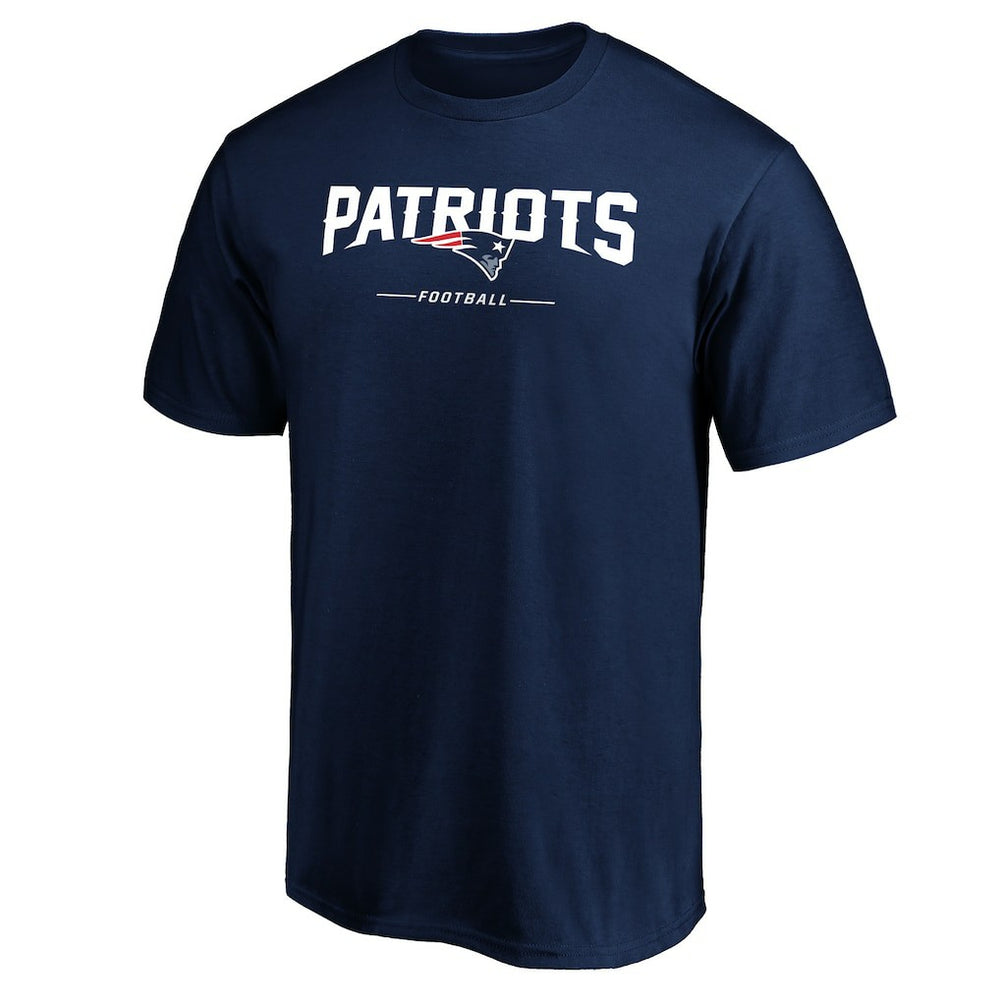 New England Patriots Team Lockup T-Shirt - Navy on sale