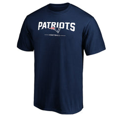 New England Patriots Team Lockup T-Shirt - Navy on sale