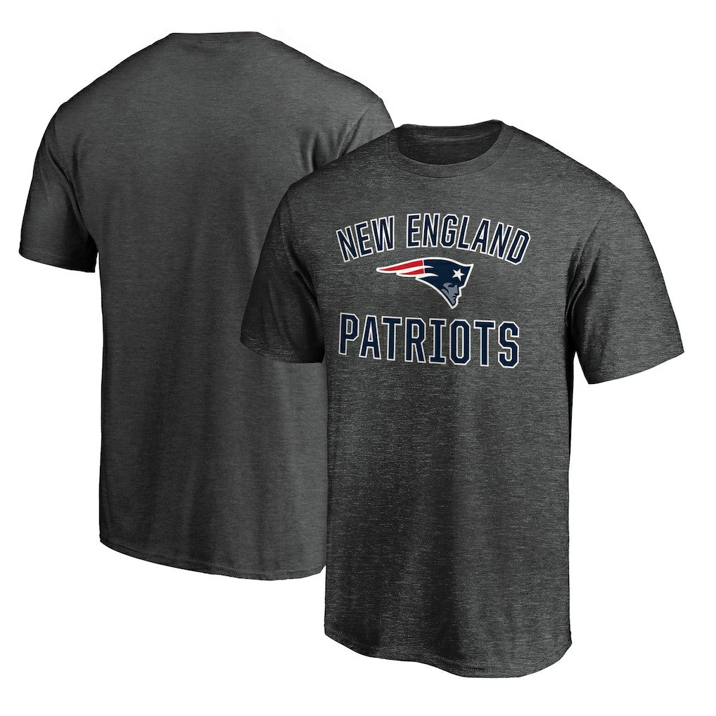 New England Patriots Victory Arch T-Shirt - Heather Charcoal discount