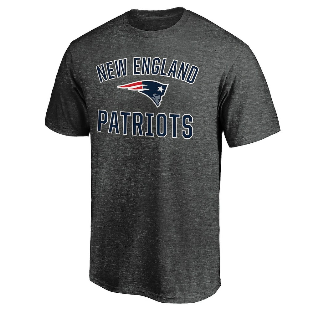 New England Patriots Victory Arch T-Shirt - Heather Charcoal discount