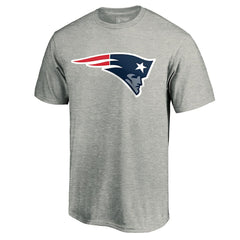 New England Patriots Primary Logo T-Shirt - Heather Gray on sale