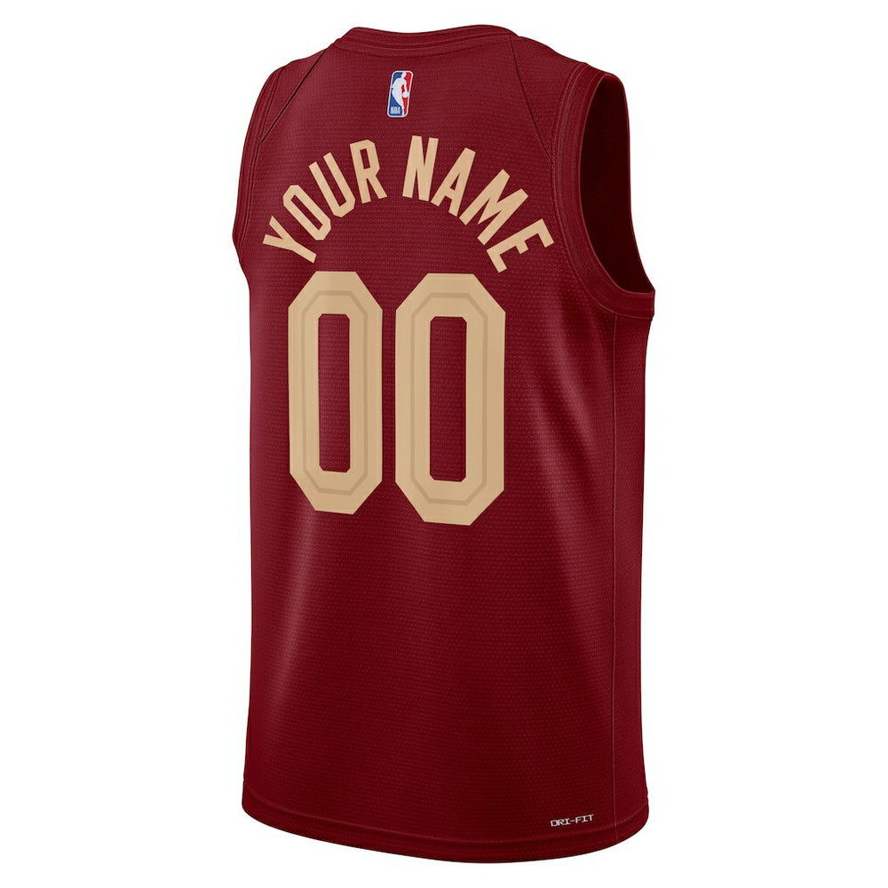 Cleveland Cavaliers Unisex Swingman Custom Jersey Burgundy sale - Icon Edition | Nike discount