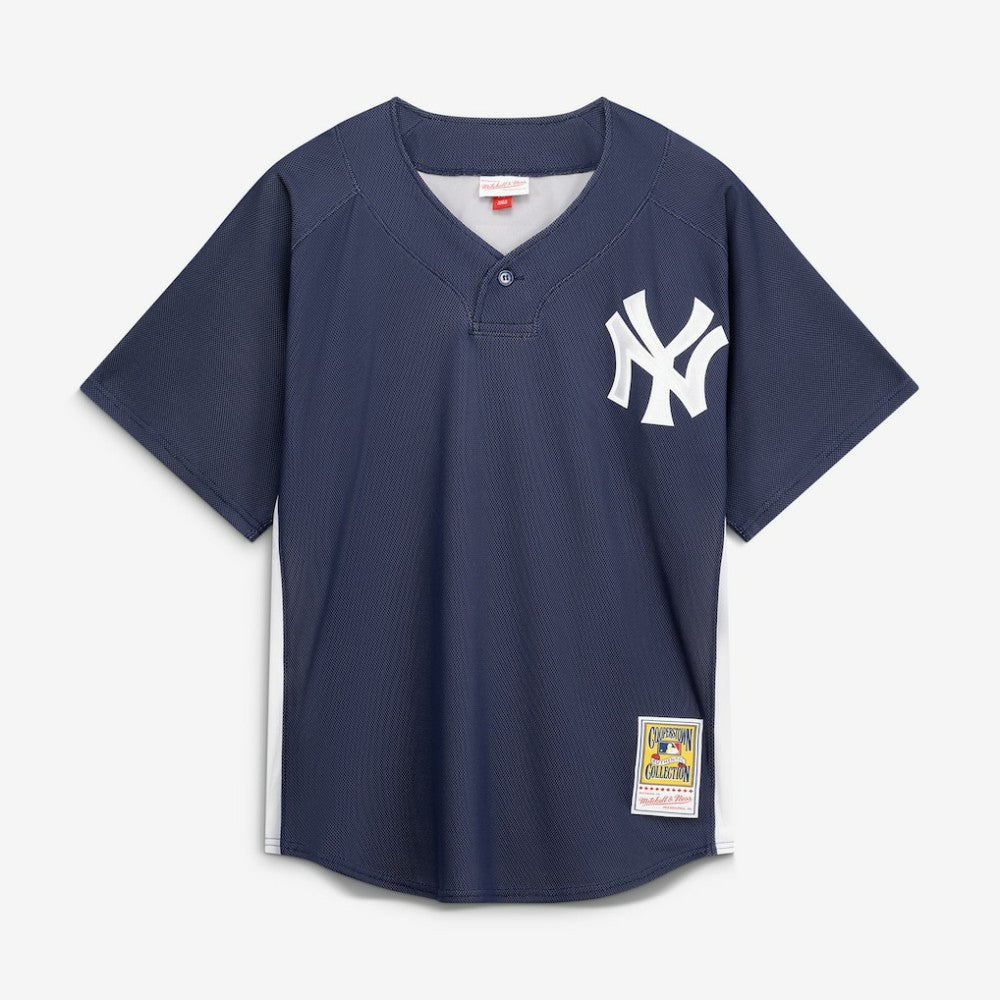 Derek Jeter New York Yankees Authentic Batting Practice Jersey - Navy | Mitchell & Ness