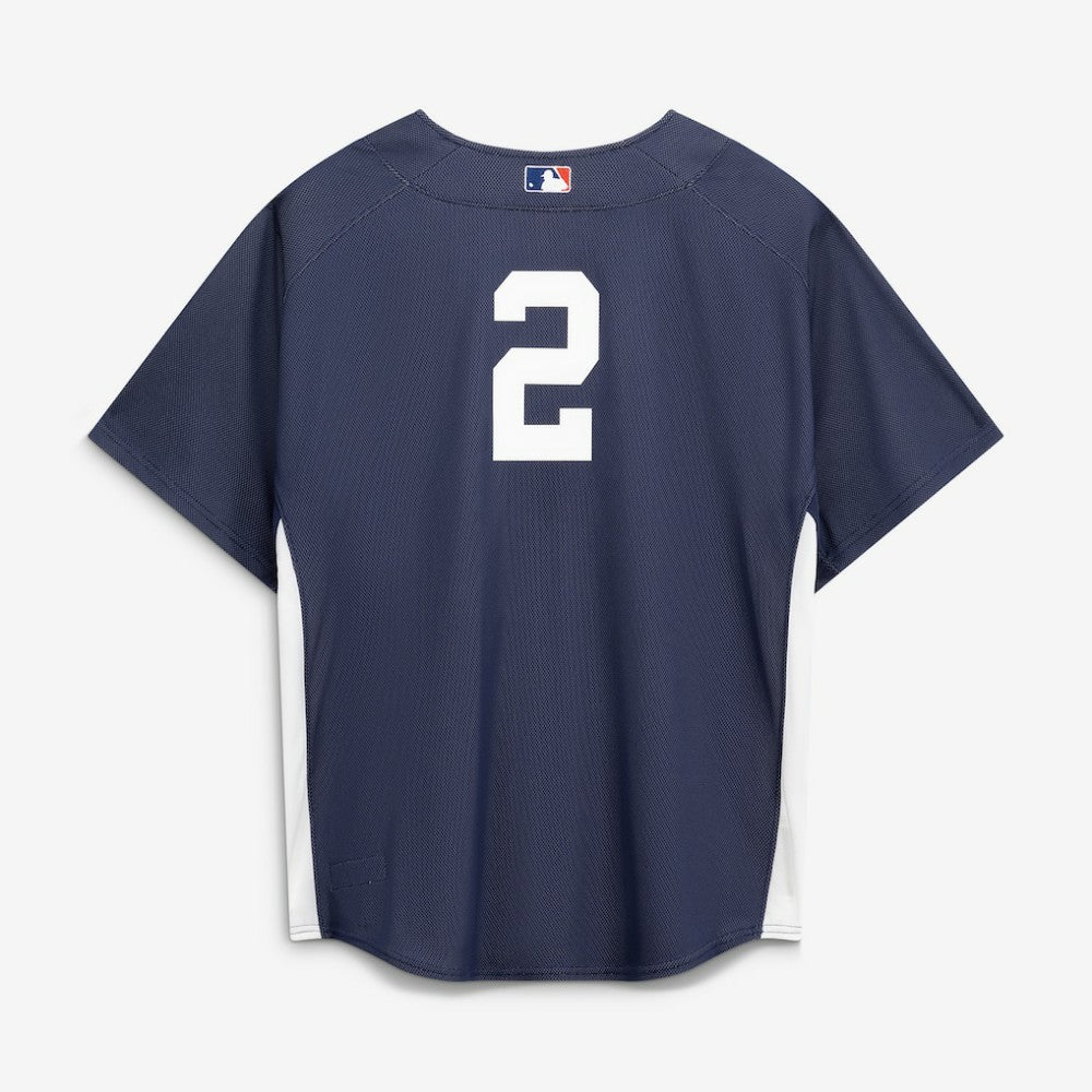 Derek Jeter New York Yankees Authentic Batting Practice Jersey - Navy | Mitchell & Ness