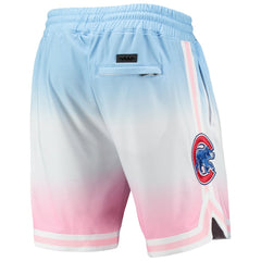 Chicago Cubs Pro Standard Team Logo Pro Ombre Shorts - Blue/Pink