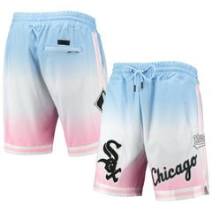 Chicago White Sox Pro Standard Team Logo Pro Ombre Shorts - Blue/Pink