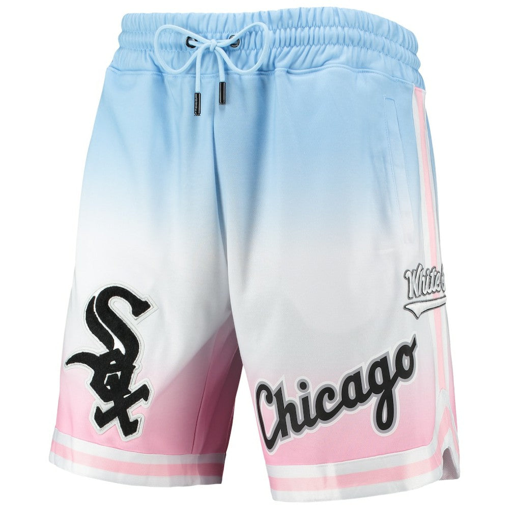 Chicago White Sox Pro Standard Team Logo Pro Ombre Shorts - Blue/Pink