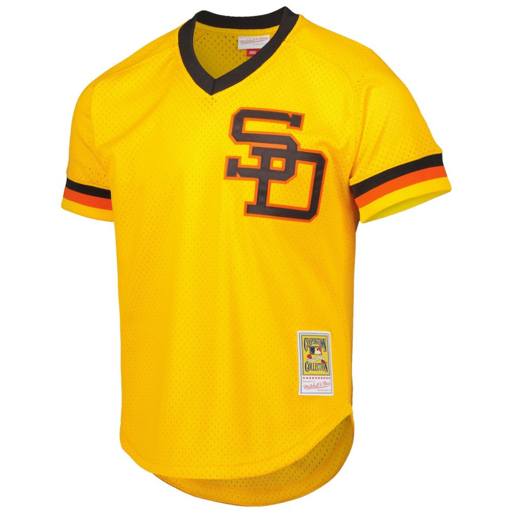 Dave Winfield San Diego Padres Authentic Batting Practice Jersey - Gold | Mitchell & Ness