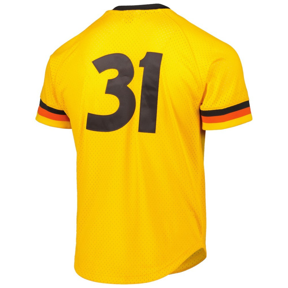 Dave Winfield San Diego Padres Authentic Batting Practice Jersey - Gold | Mitchell & Ness