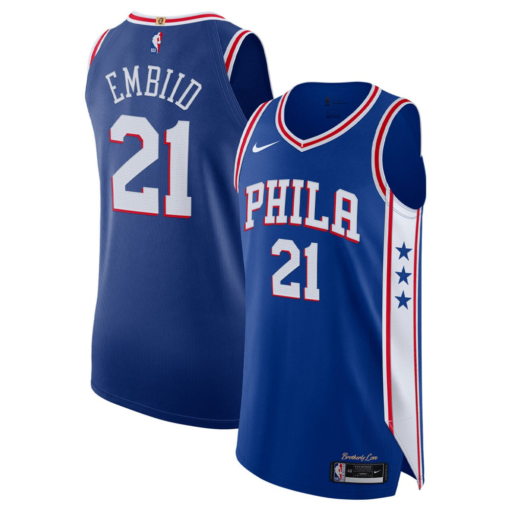 Joel Embiid Philadelphia 76ers Authentic Jersey - Icon Edition - Royal | Nike for sale