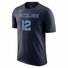 Ja Morant Memphis Grizzlies Icon 2022/23 Name & Number T-Shirt - Navy | Nike cheap