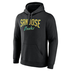 San Jose Sharks Fanatics Special Edition 2.0 Wordmark Pullover Hoodie Black