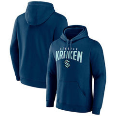 Seattle Kraken Fanatics Special Edition 2.0 Wordmark Pullover Hoodie Navy