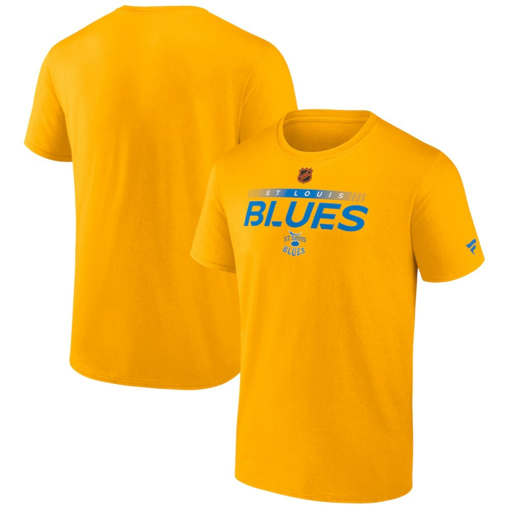 St. Louis Blues Fanatics Special Edition 2.0 Authentic Pro T-Shirt Yellow