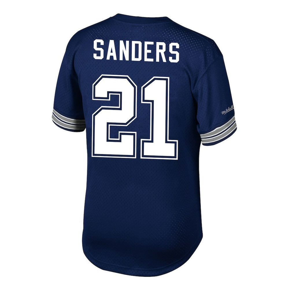 Deion Sanders Dallas Cowboys Retired Player Name & Number Mesh Top - Navy online