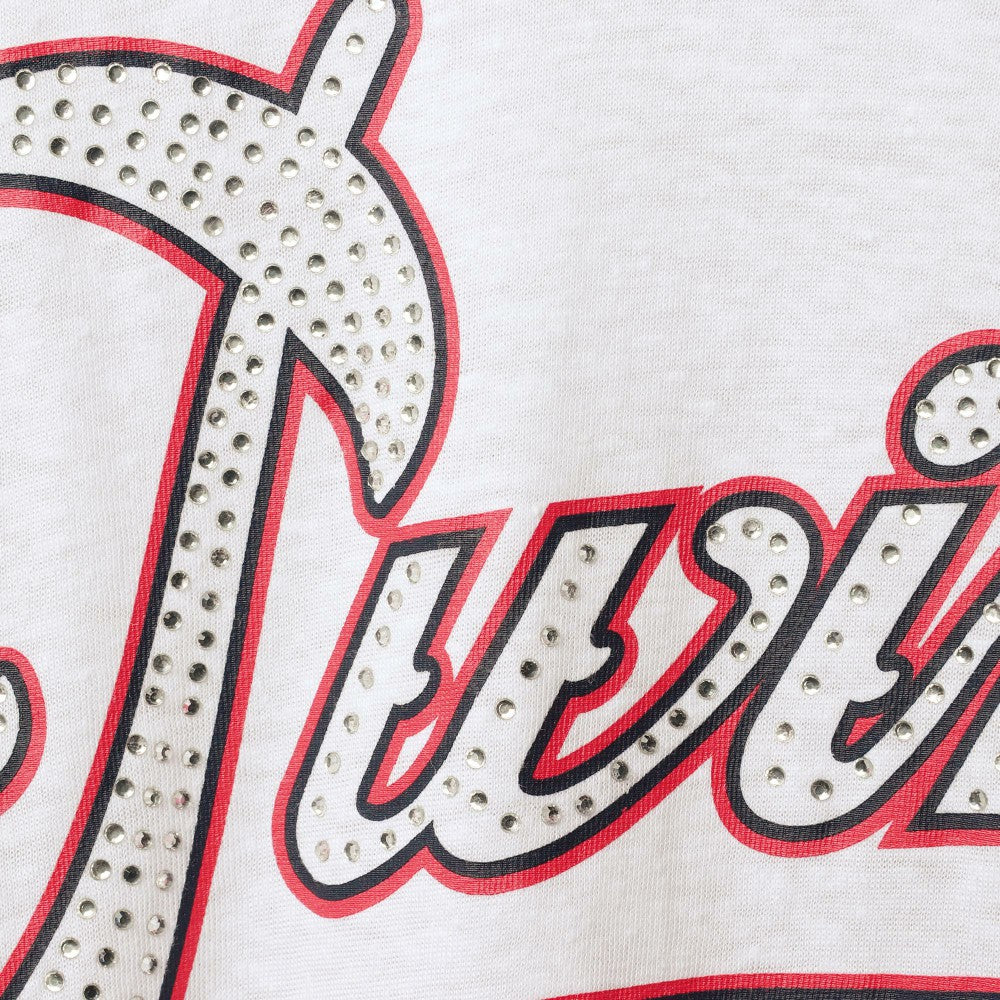 Minnesota Twins Touch Women's Base Runner 3/4-Sleeve V-Neck T-Shirt - White/Red