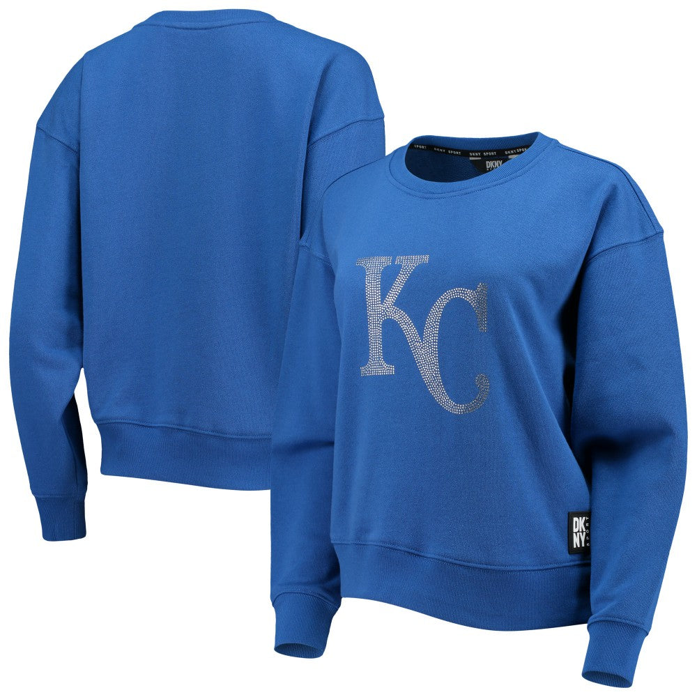 Kansas City Royals DKNY Sport Women's Carrie Pullover Sweatshirt - Royal
